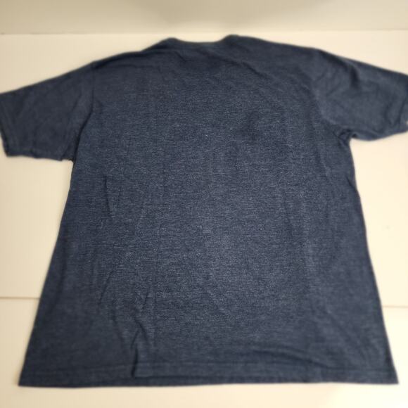 Marvel Superhero Captain America Shield Blue Short Sleeve T-Shirt Men's Size XL - Picture 3 of 4